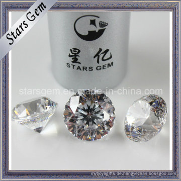 Gute Qualität Weiß 9hearts1flower Star Cut CZ Stone